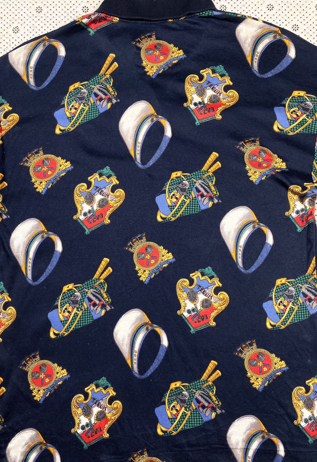 Vintage Vintage 80s Tennis Stuff Fullprint By Charlton Jolly Size US S / EU 44-46 / 1 - 5 Thumbnail