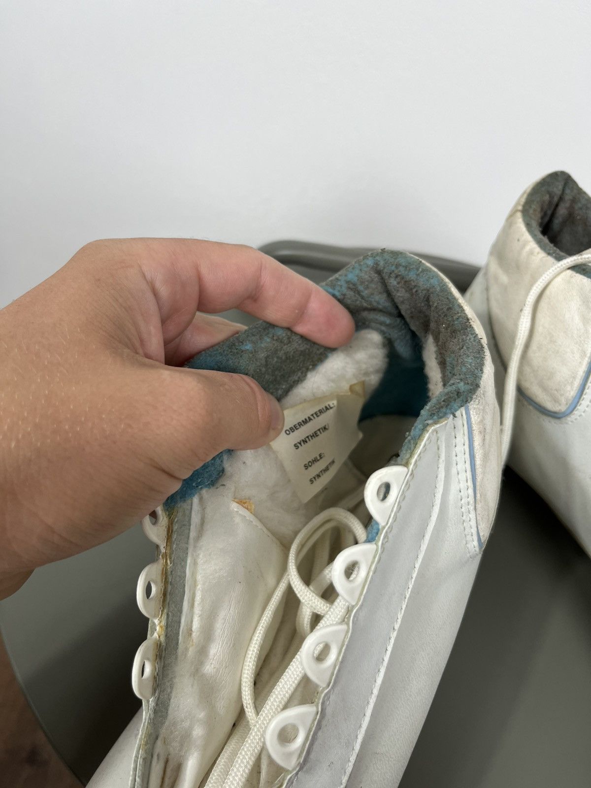 Adidas Vintage Adidas Yugoslavia White Leather Speed Skating Boots Size US 11 / EU 44 - 4 Thumbnail