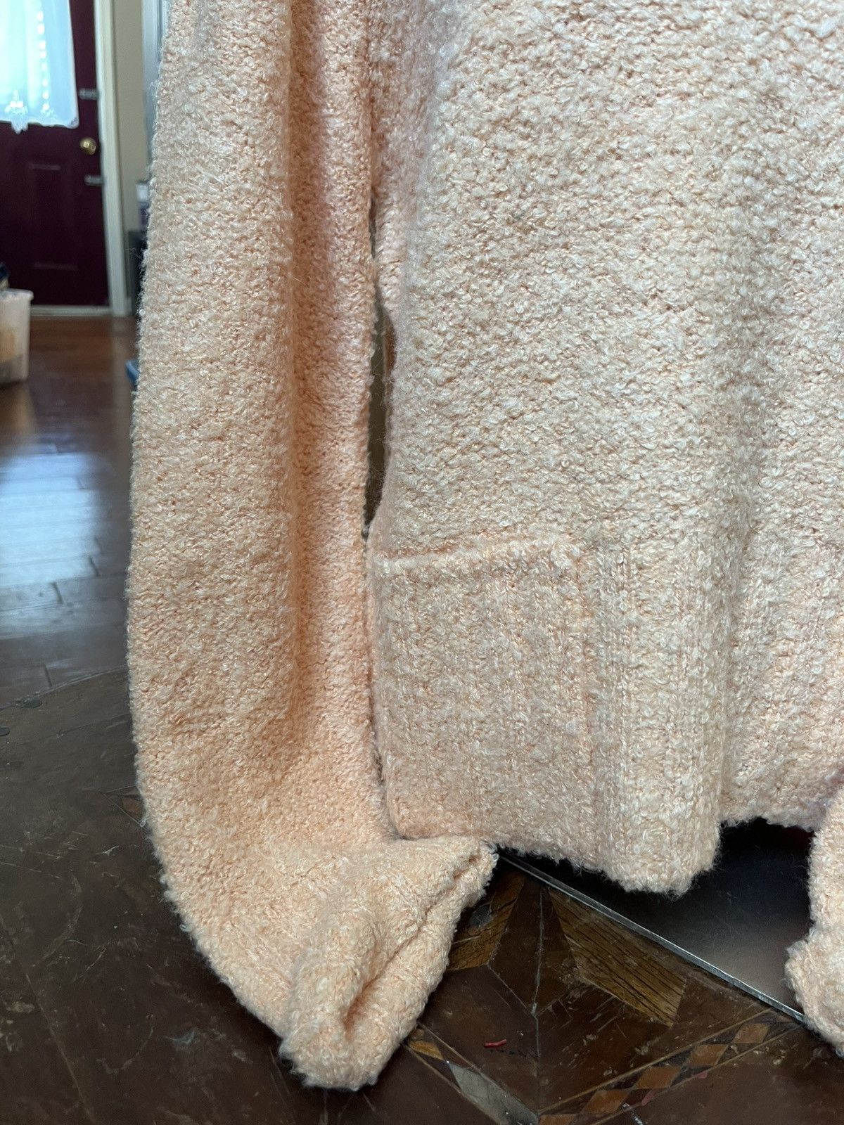 Talbots Talbots Light Orange Peach XL Sweater Fuzzy Pullover Size XL / US 12-14 / IT 48-50 - 5 Thumbnail