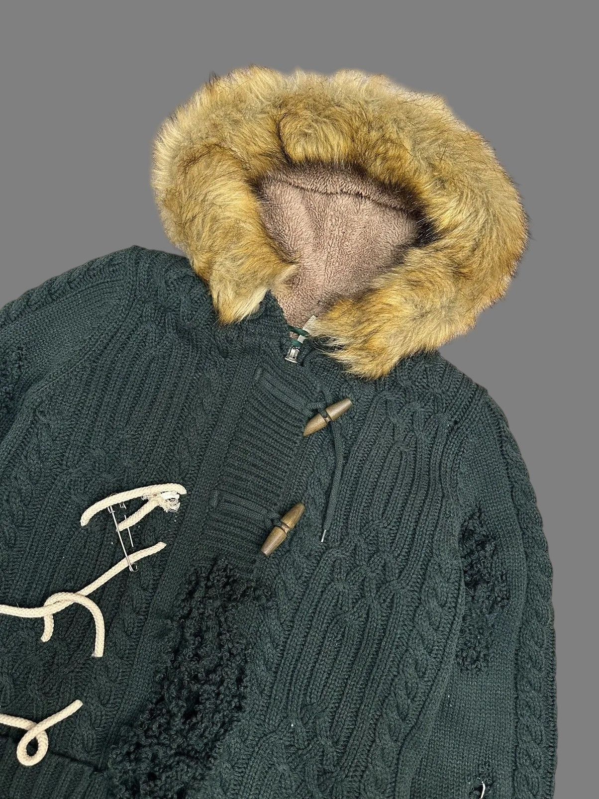 If Six Was Nine JAPAN IFSIXWASNINE VEST Fyls Retro LGB Brown Fur Lined GOA M Size US M / EU 48-50 / 2 - 2 Thumbnail