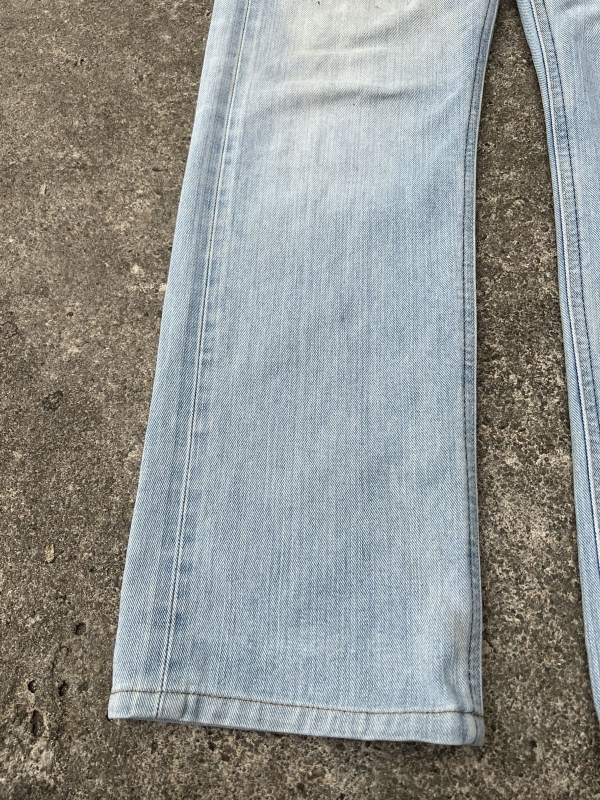 Japanese Brand Vintage 90’s Lee Riders Sanforized Selvedge Faded Jean Size US 30 / EU 46 - 8 Thumbnail