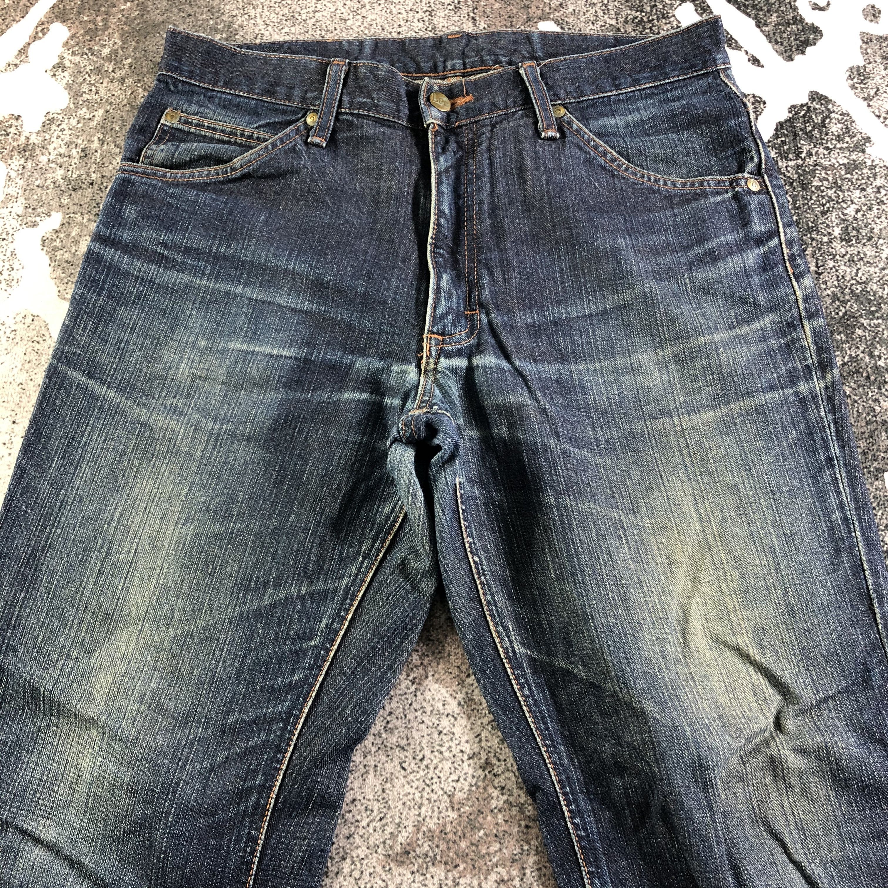 Lee Vintage Lee Jeans Faded Blue Denim KJ2927 Size US 32 / EU 48 - 3 Thumbnail