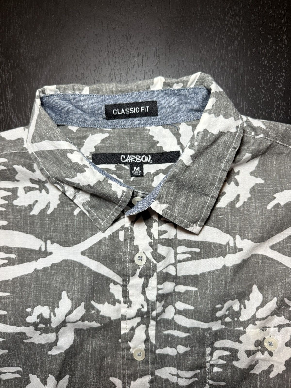 Carbon Grey and white Carbon button up shirt Size US M / EU 48-50 / 2 - 3 Thumbnail