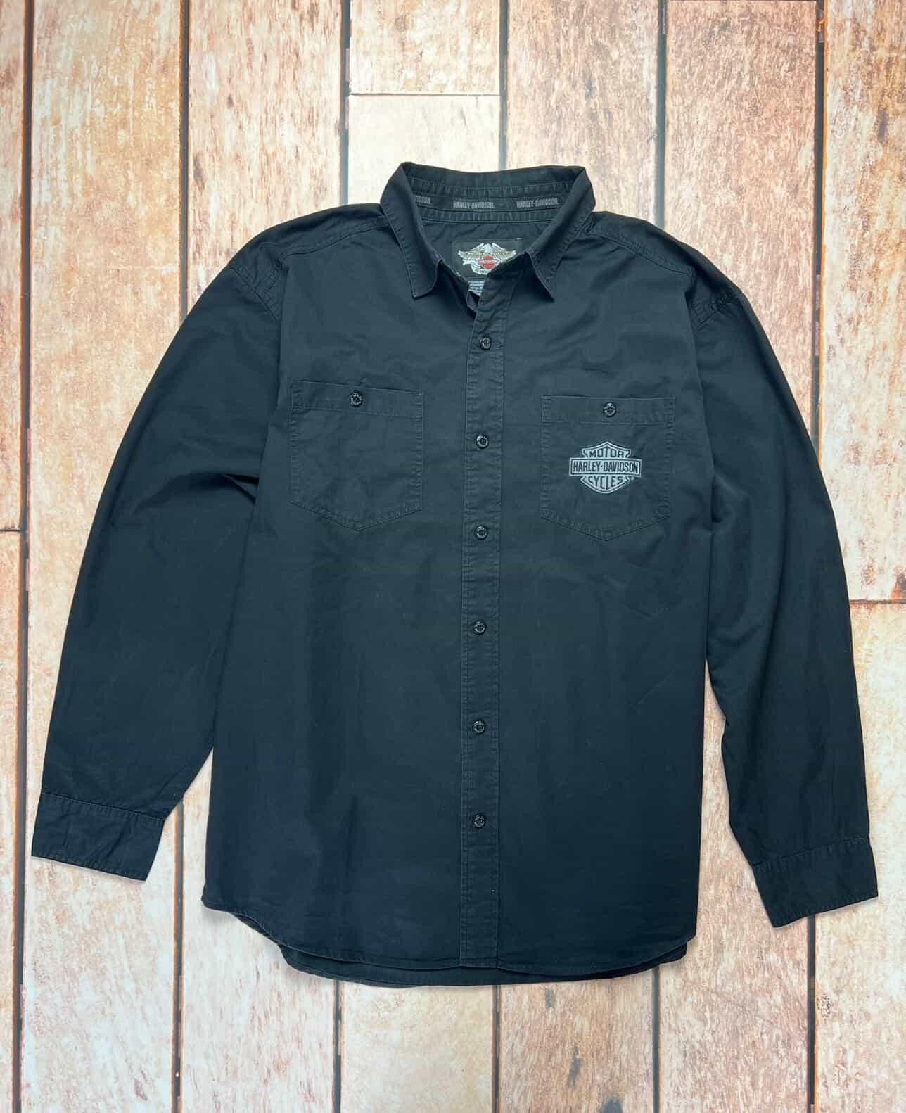 Harley Davidson Harley Davidson shirt large eagle logo Size US L / EU 52-54 / 3 - 3 Thumbnail