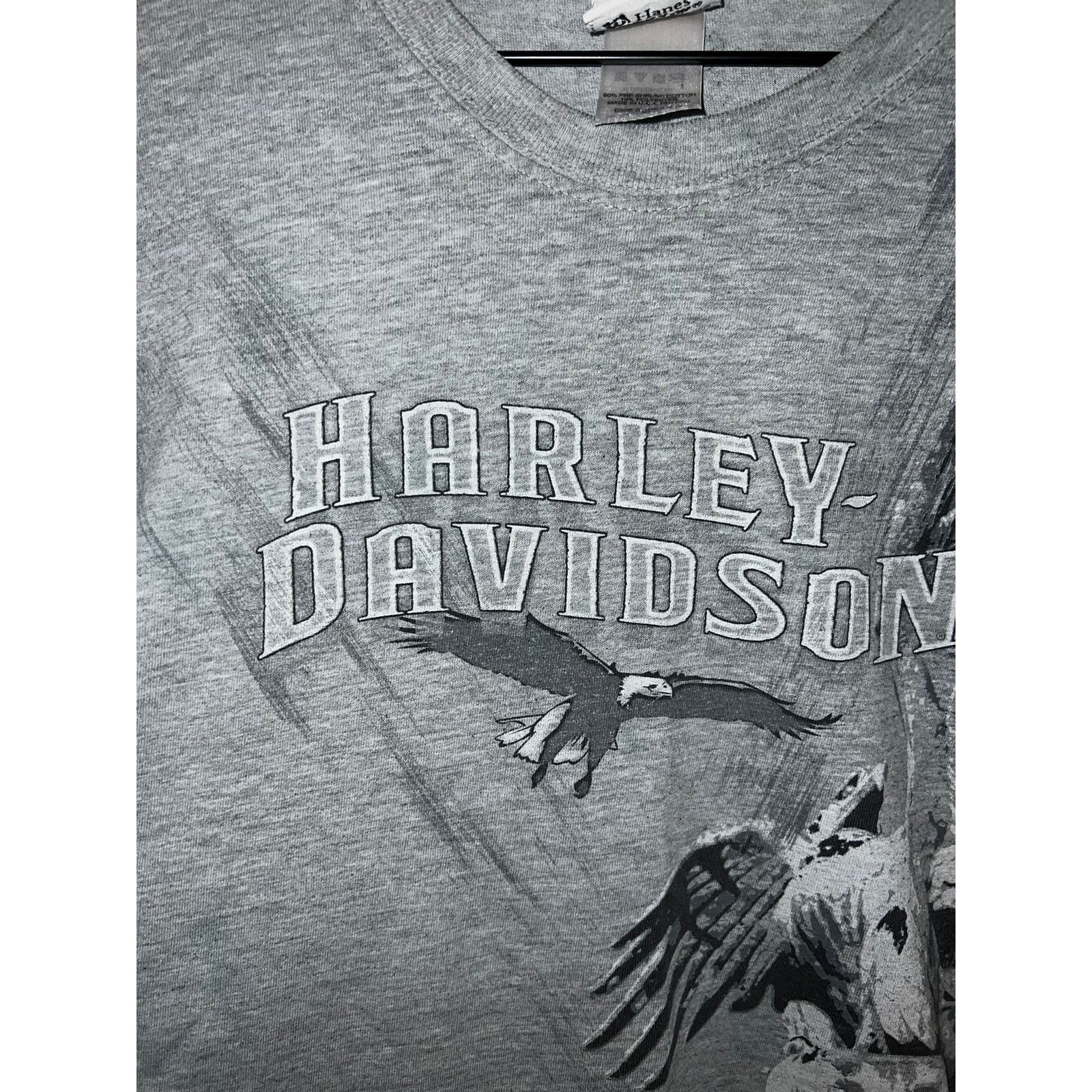 Harley Davidson Harley Davidson Wyoming Shirt Cody WY Beartooth Gray Tee XL Size US XL / EU 56 / 4 - 2 Thumbnail