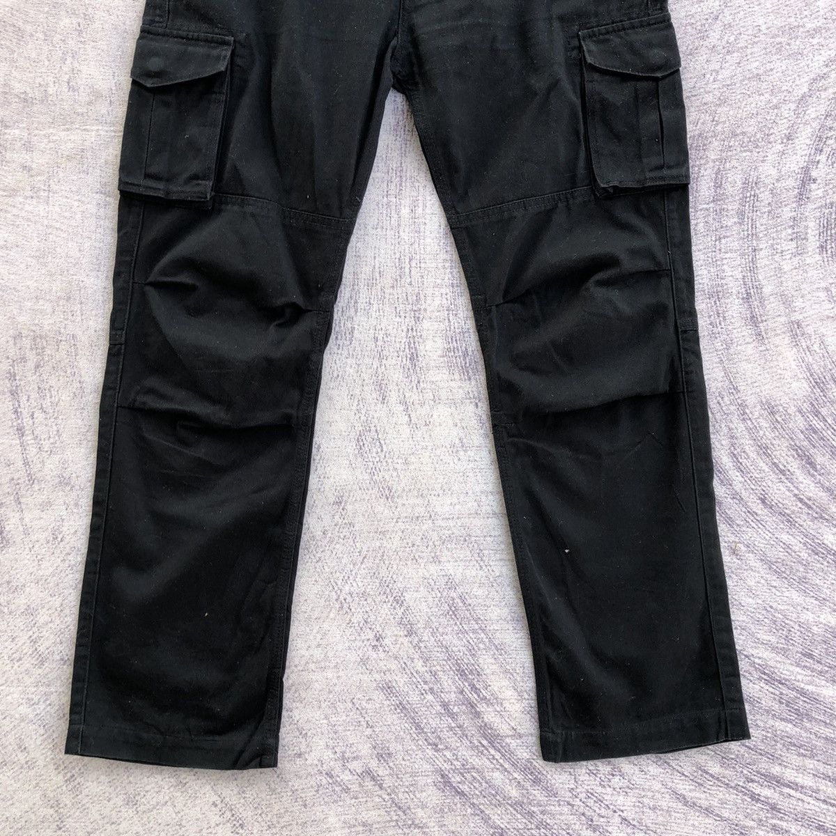 All Blacks Vintage Black Cargo Pants Street fashion Tactical 6 pocket Size US 33 - 3 Thumbnail