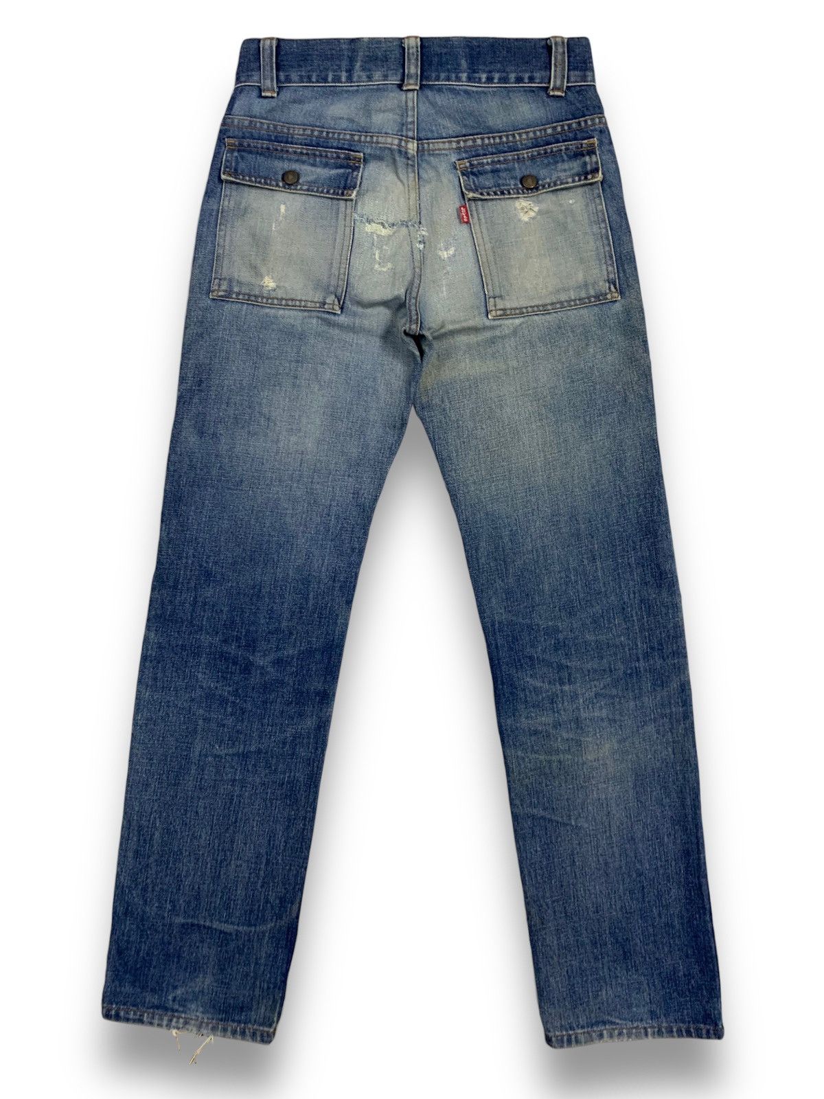 Levi's Vintage 90s Levis Red Tab Distressed Bush Denim Pants Size US 29 - 2 Thumbnail