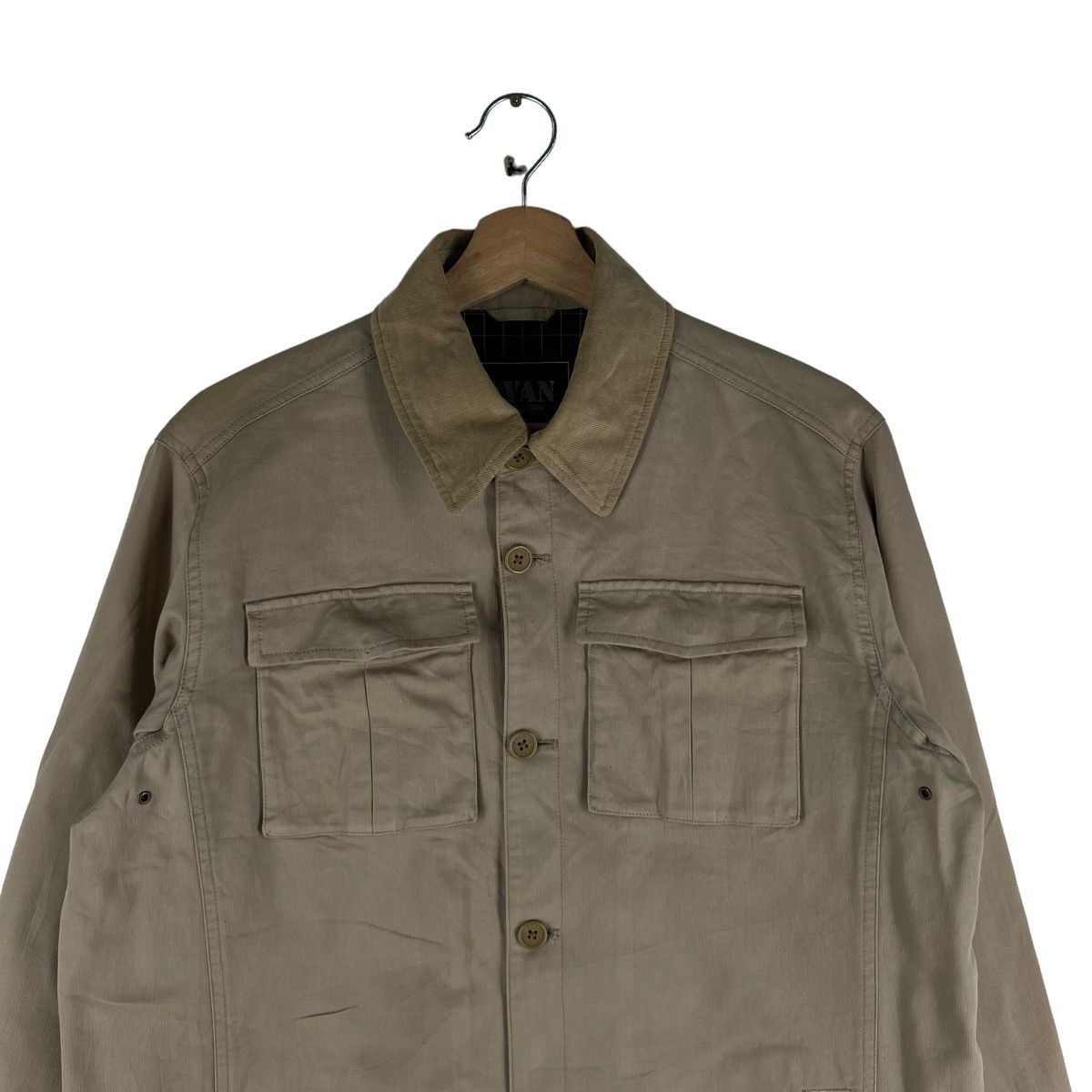 Issey Miyake 🔥VINTAGE CHORE WORK JACKET VAN JAC TARTAN LINING BLANKET Size US M / EU 48-50 / 2 - 2 Thumbnail