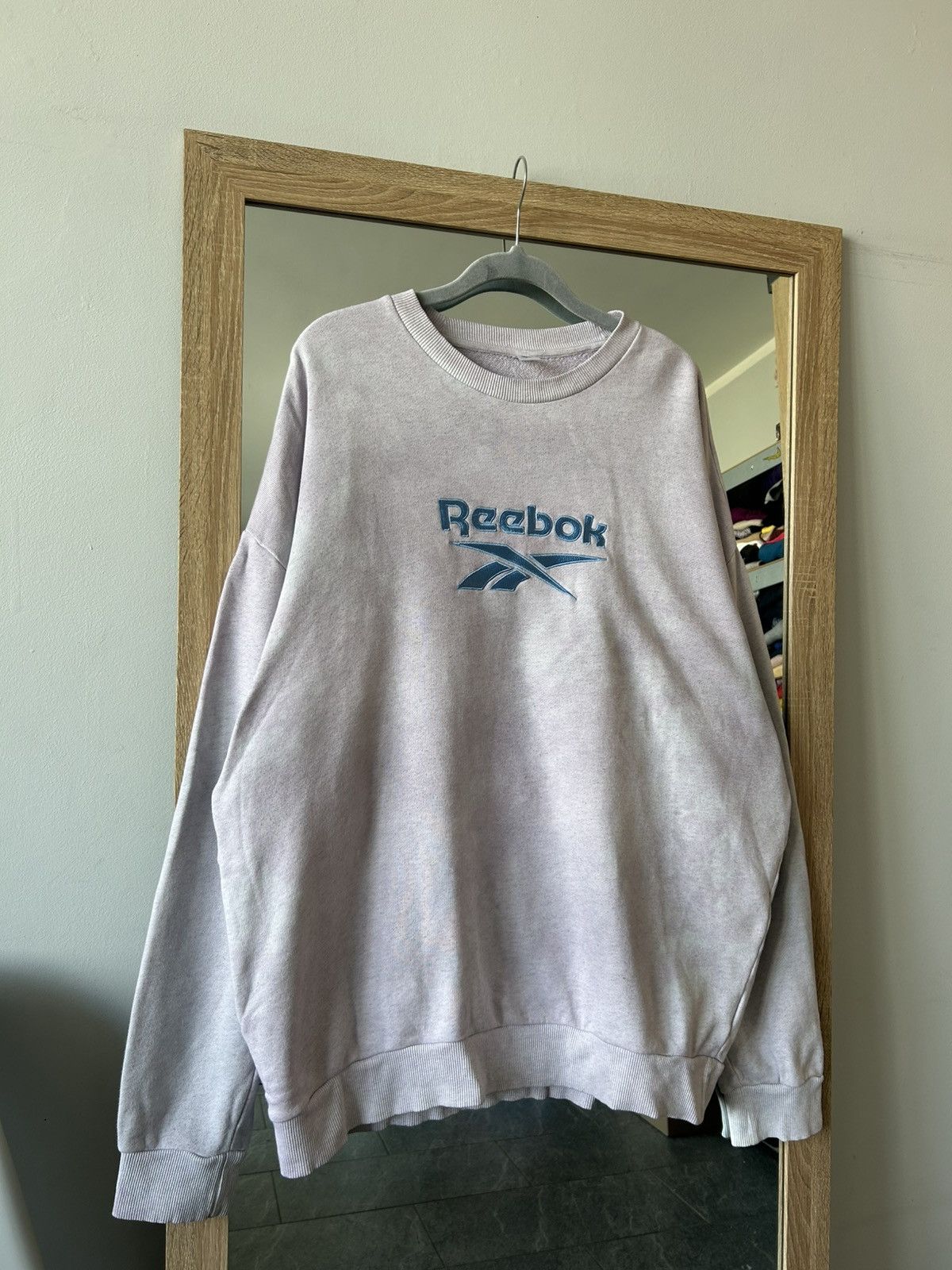 Reebok × Vintage Sweatshirt reebok vintage big logo handmade Size US XL / EU 56 / 4 - 1 Thumbnail