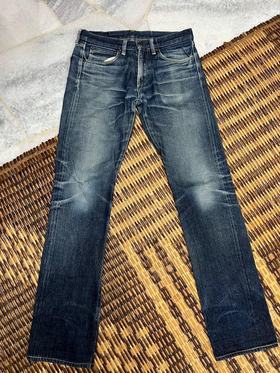 Schott Schott Perfecto Distressed Selvedge Denim Size US 31 - 4 Thumbnail