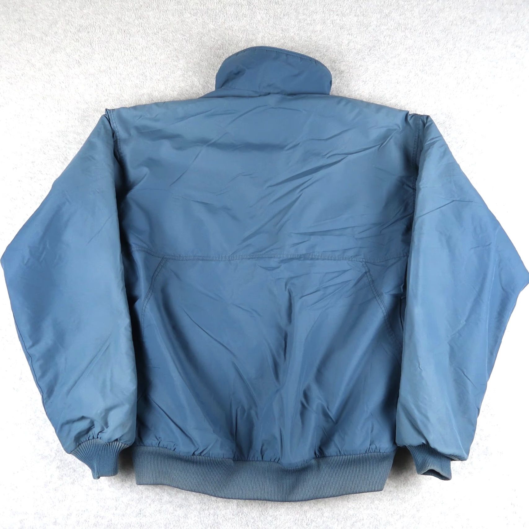 Vintage 90s Patagonia Shelled Synchilla Bomber Jacket USA Made Blue Size M
