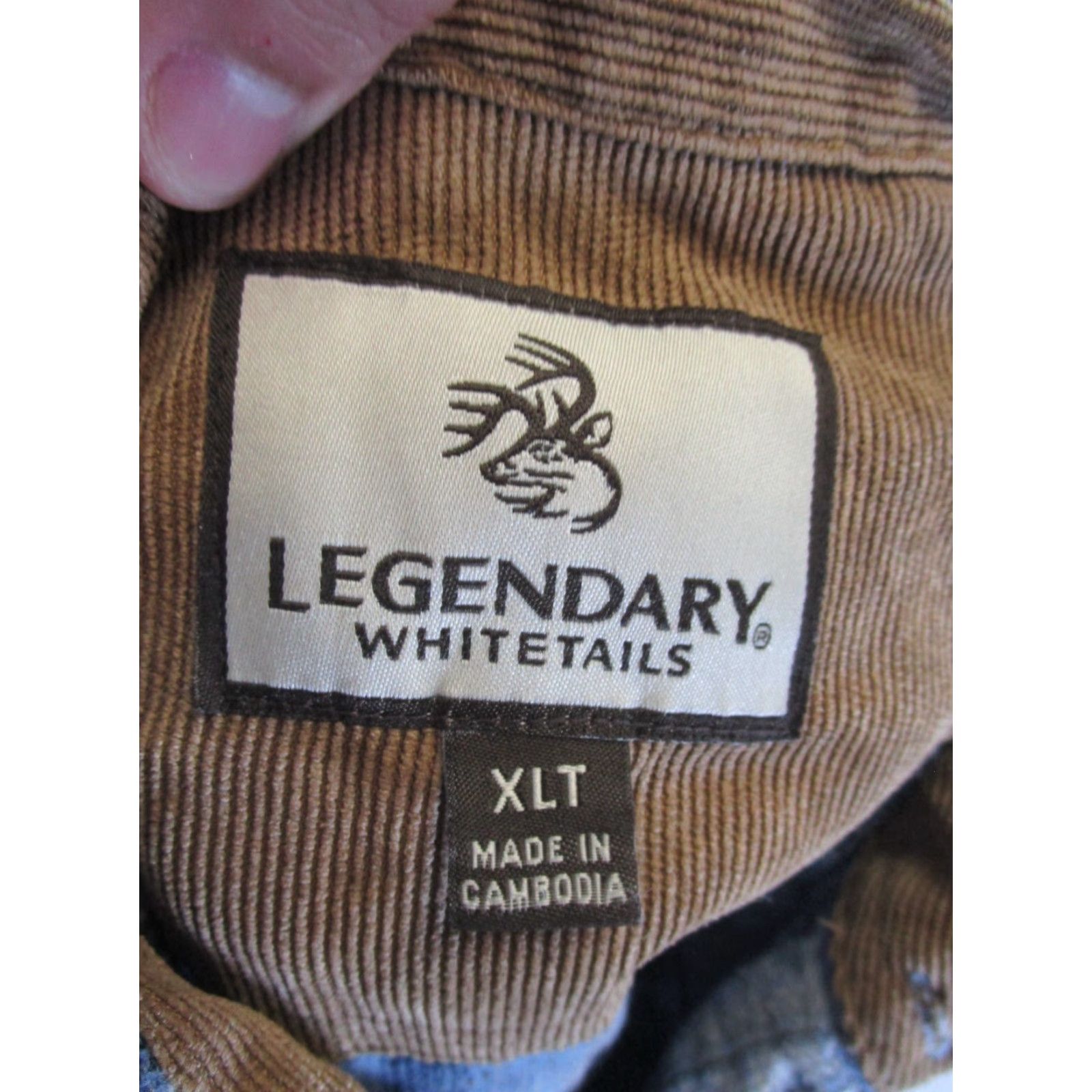 Vintage Legendary Whitetails Shirt Mens Xlt Tall Dark Blue Plaid Flannel Cotton Size US XL / EU 56 / 4 - 6 Thumbnail