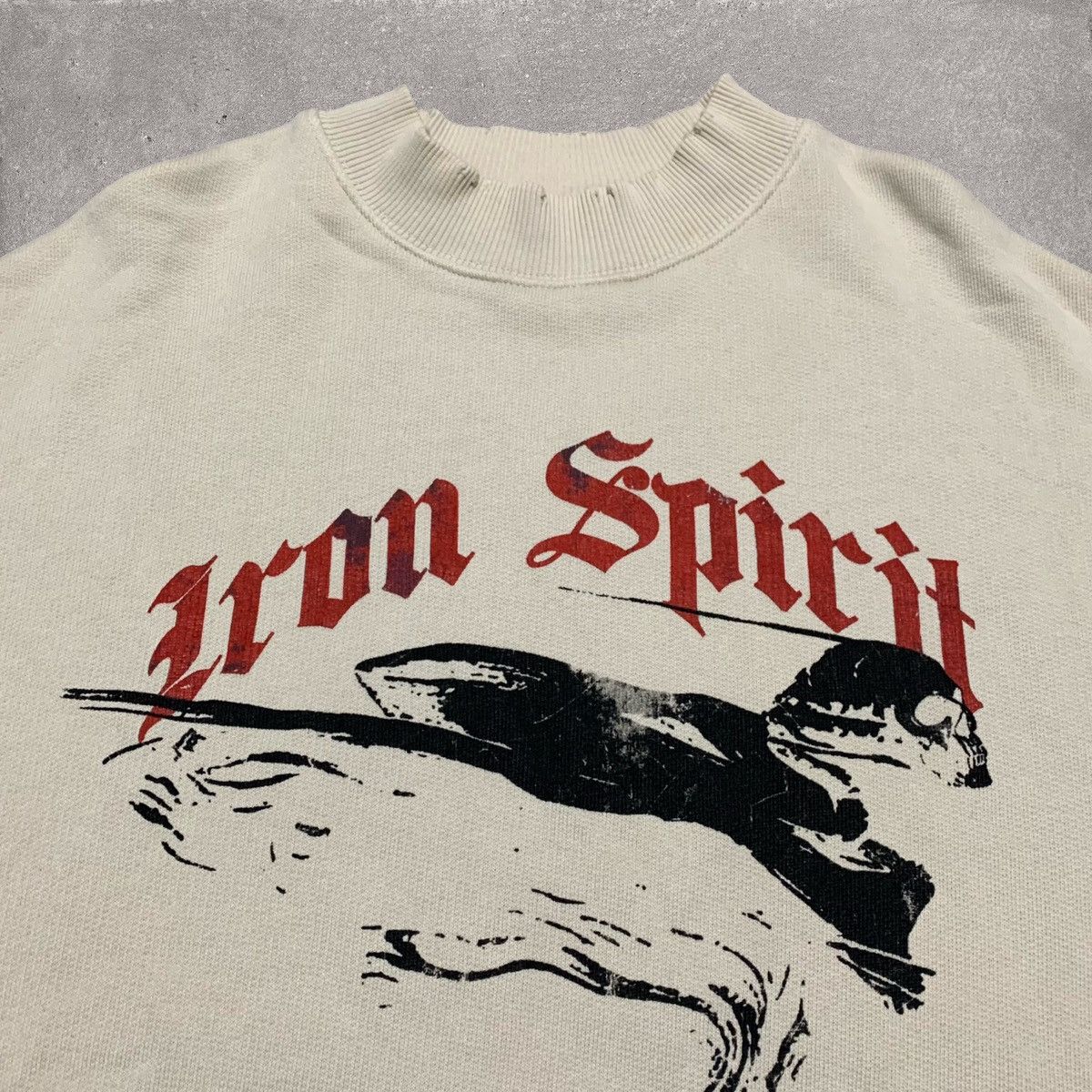 Represent Clo. Represent Small Iron Spirit Vintage White Sweatshirt Size US S / EU 44-46 / 1 - 4 Thumbnail