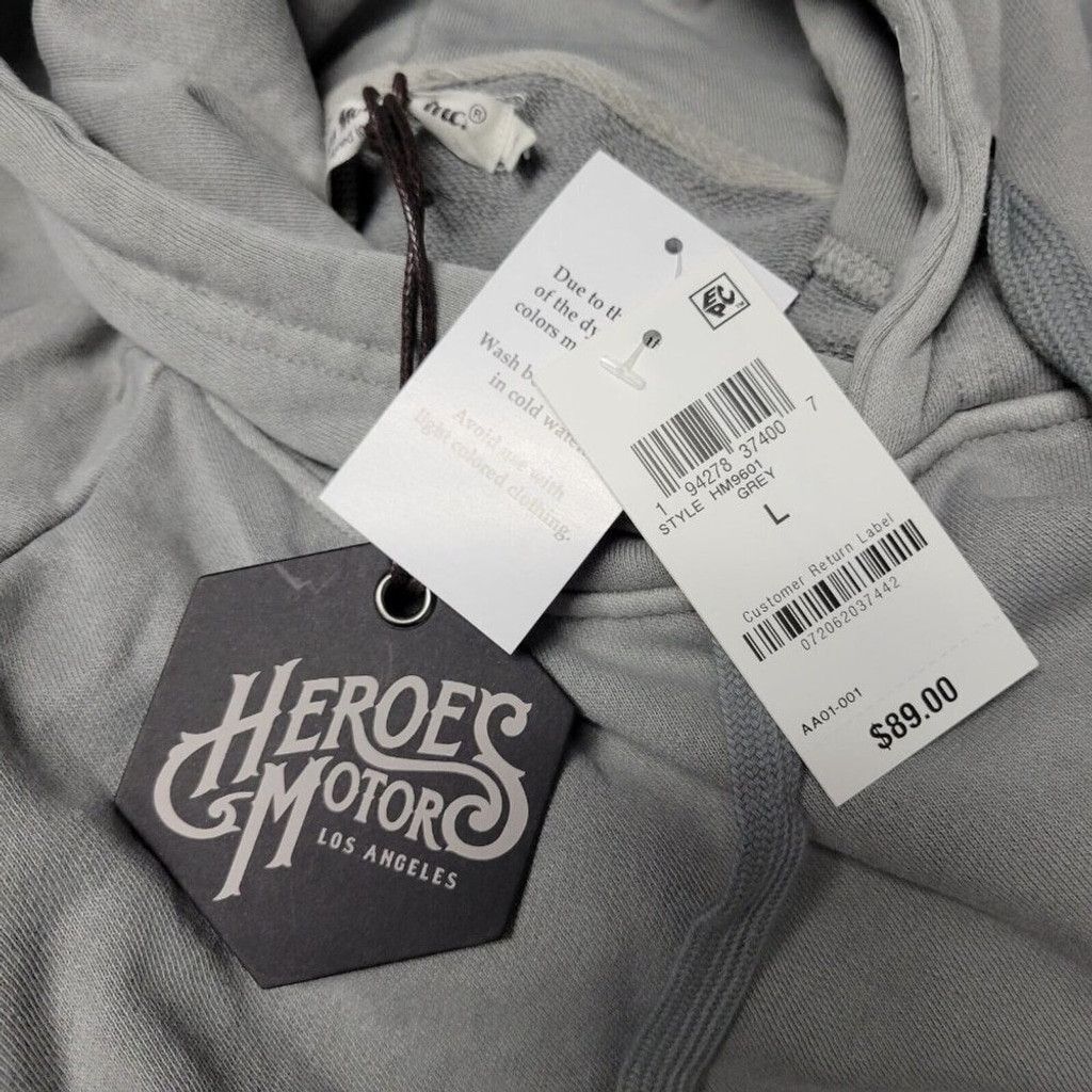 Other HEROES Motors Embroidered Pullover Hoodie Sweatshirt Men's Size US L / EU 52-54 / 3 - 10 Thumbnail