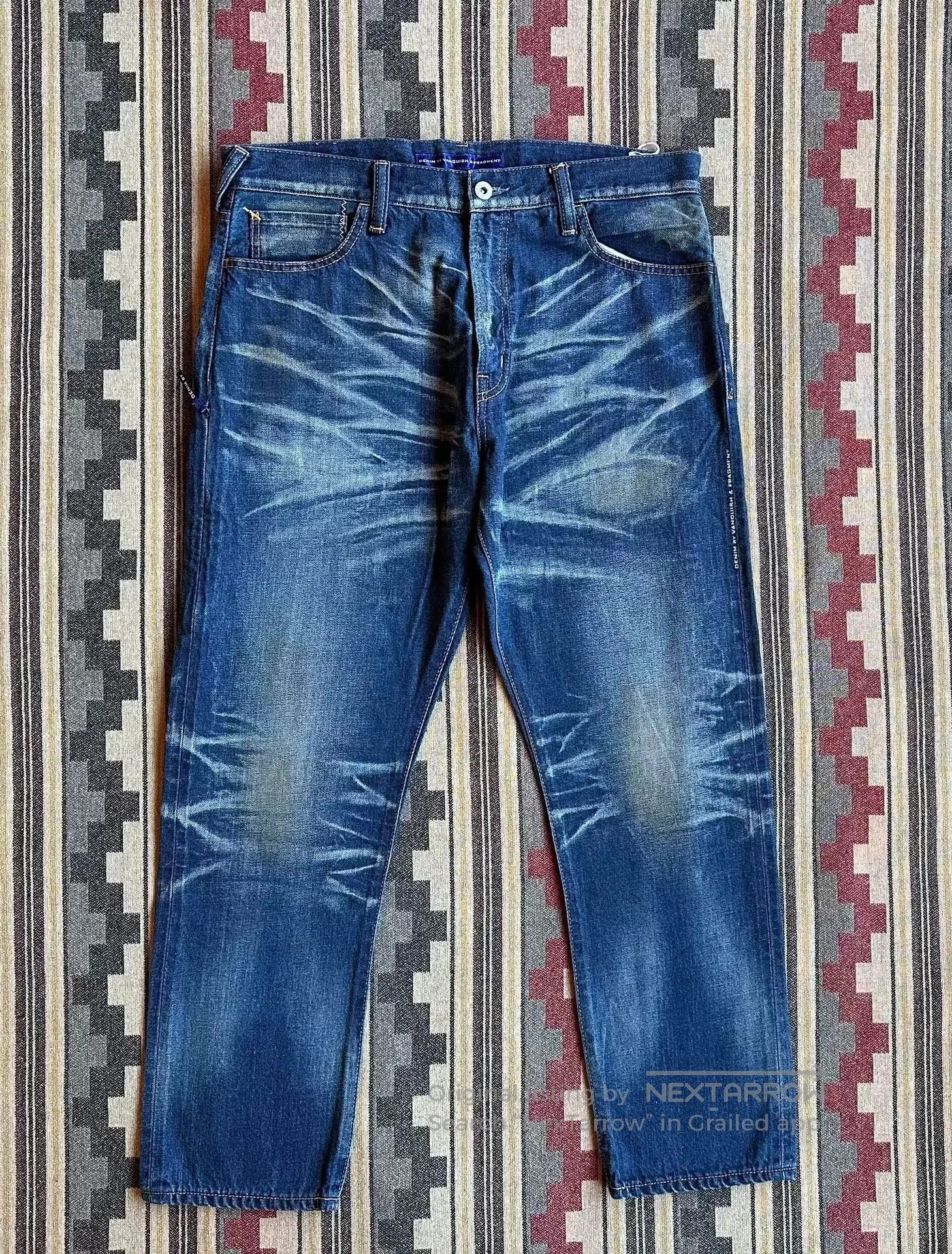 Vanquish vintage distressed denim by vanquish fragment. Size US 36 / EU 52 - 1 Thumbnail
