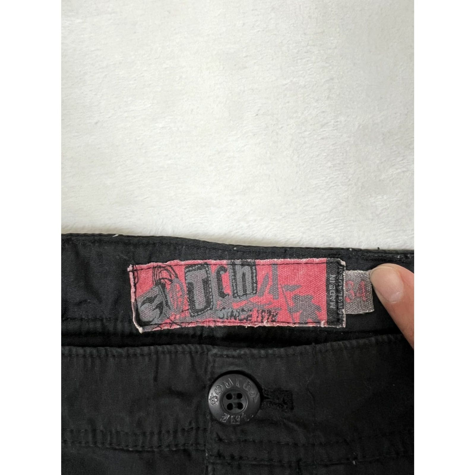 Gotcha VINTAGE Gotcha Cargo Shorts Mens 34 Black Cotton Canvas Utility Surf Y2K Size US 34 / EU 50 - 4 Thumbnail