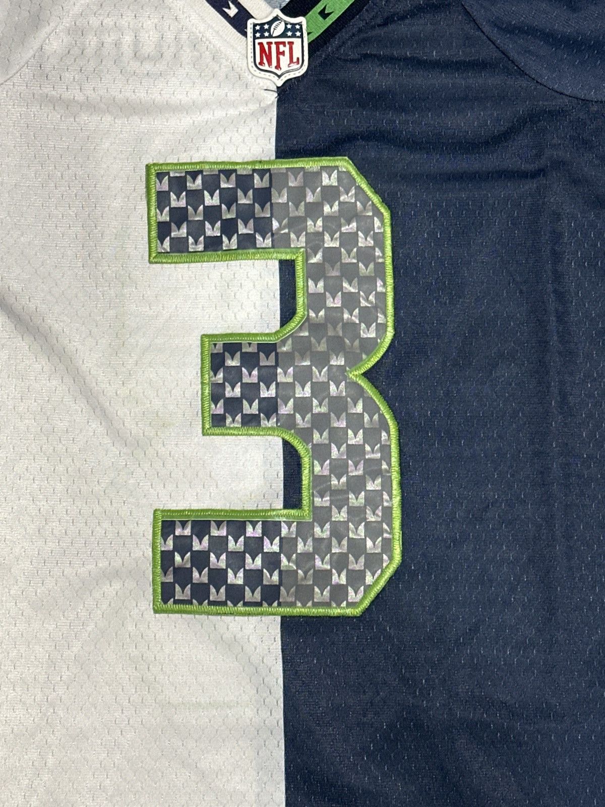 NFL × Nike Russel Wilson Seattle Seahawks Split Jersey Size US L / EU 52-54 / 3 - 3 Thumbnail