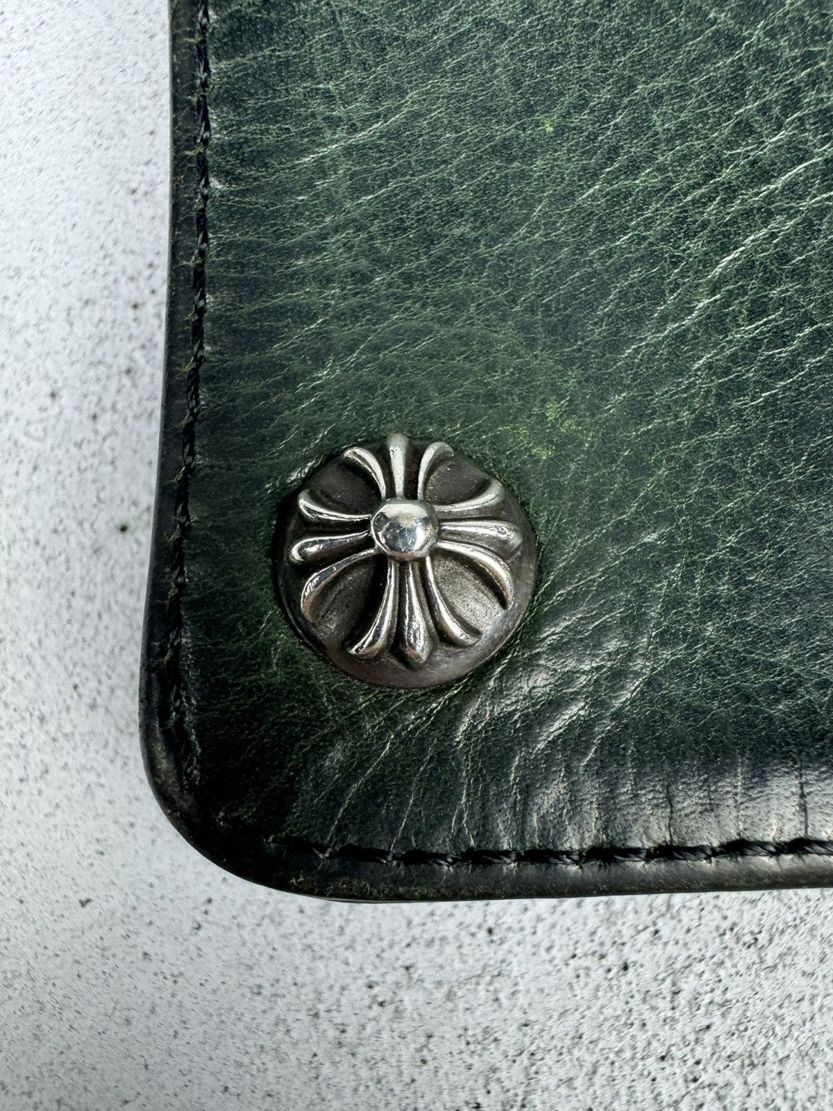 Chrome Hearts Chrome Hearts Vintage Green Plus Snap Wallet Size ONE SIZE - 4 Thumbnail