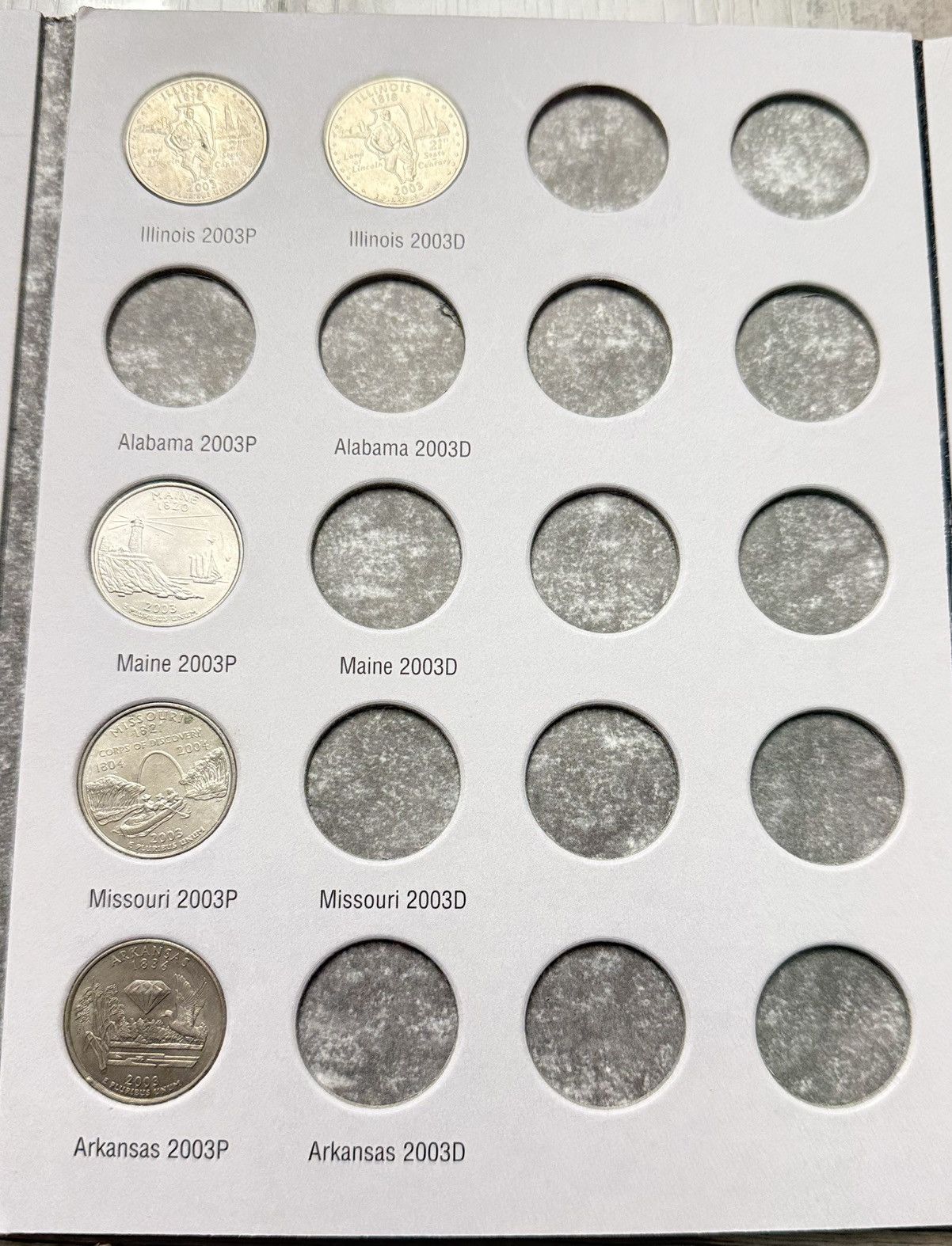 Other Washington Quarters State Collection 1999-2003 Volume I Size ONE SIZE - 5 Thumbnail