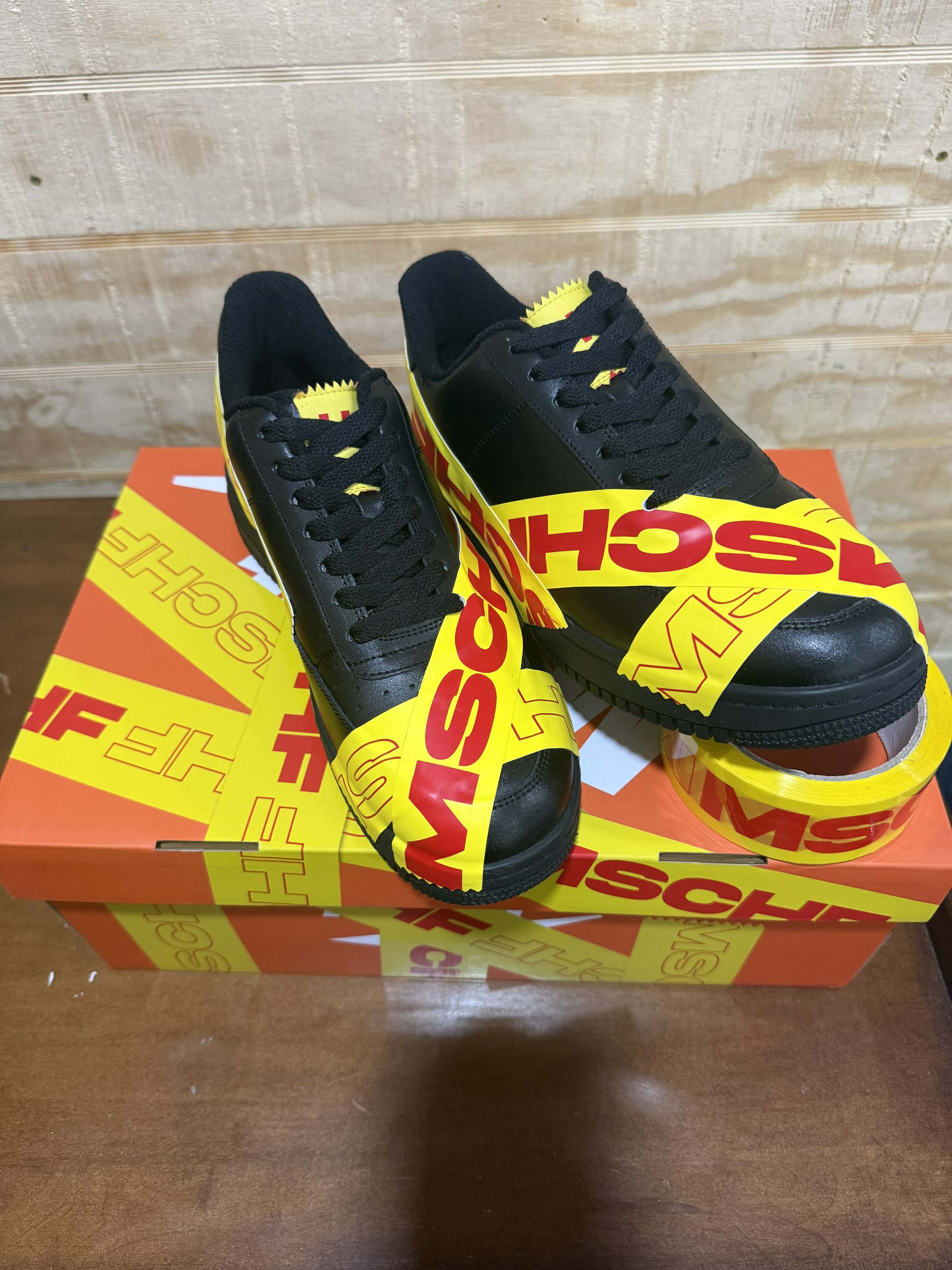 MSCHF MSCHF Super Normal 2 Inverted Tape Sneaker w Box Size US 6 / EU 39 - 6 Thumbnail