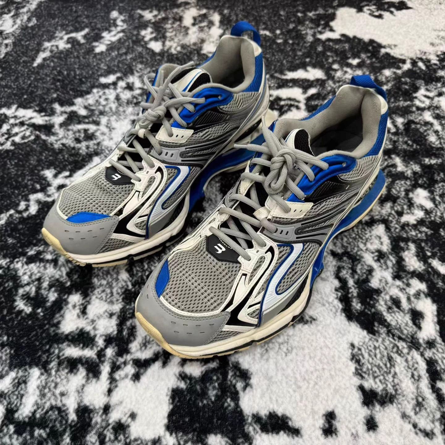 Balenciaga Balenciaga X-Pander Blue Distressed 47 Sneakers Size US 14 / EU 47 - 2 Thumbnail