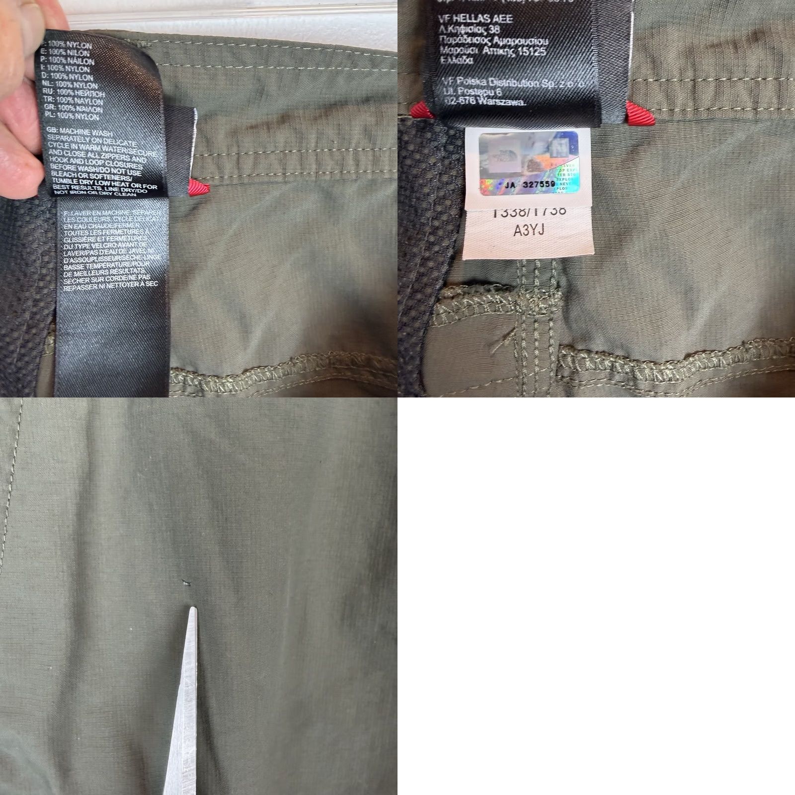 The North Face The North Face Shorts Mens 34 Green Lightweight Outdoor 9” Chino Flat Front Pocket Quick Dry Regular M Size US 34 / EU 50 - 9 Thumbnail