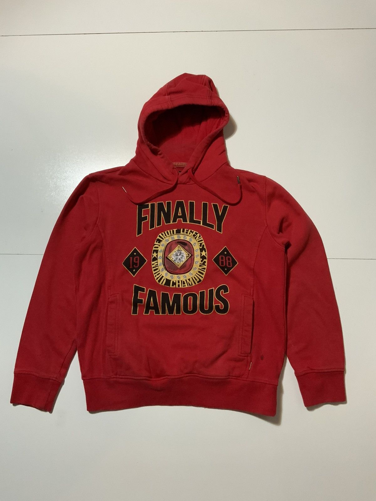 Big Sean Finally Famous Big Sean Ecko Detroit Legends Ring Hoodie Size US S / EU 44-46 / 1 - 1 Thumbnail