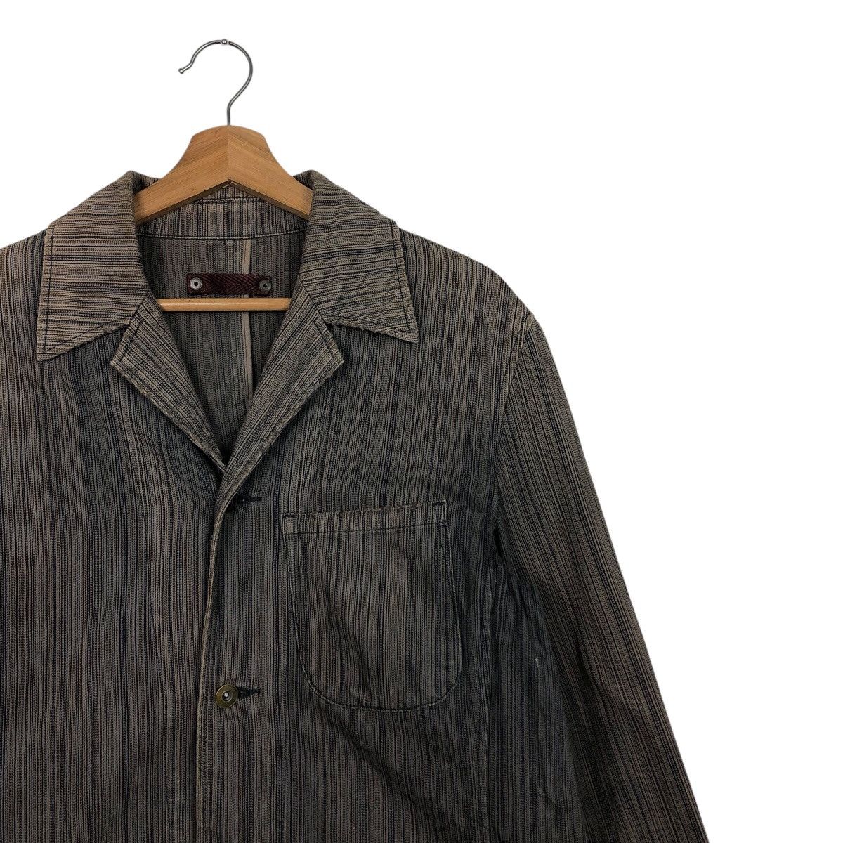Japanese Brand 📌Vintage Hickory Chore Jacket Haze Simon Issey Miyake Size US M / EU 48-50 / 2 - 7 Thumbnail
