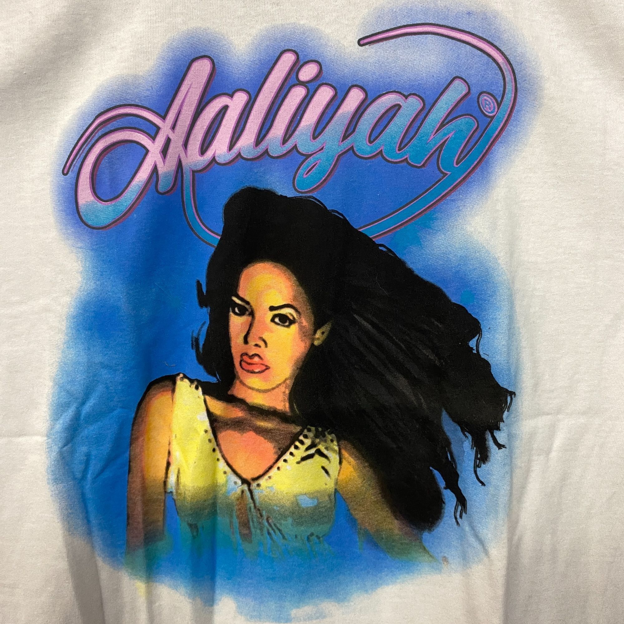 Other Aaliyah Airbrush Queen of Urban Pop Graphic T-Shirt XL Size US XL / EU 56 / 4 - 2 Thumbnail