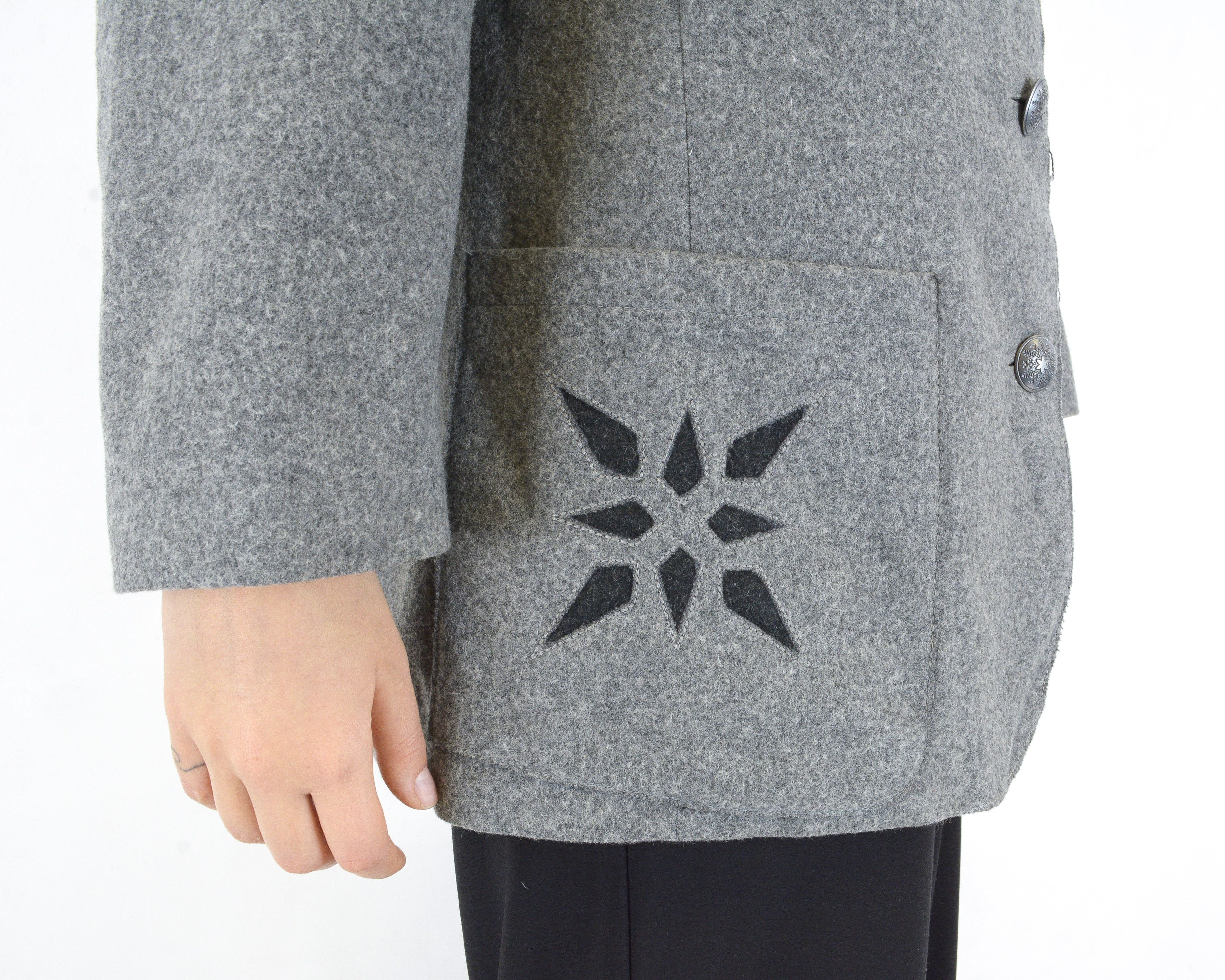Julius Julius Lang M Wool Blazer Jacket Trachten Coat Padded Size M / US 6-8 / IT 42-44 - 7 Thumbnail