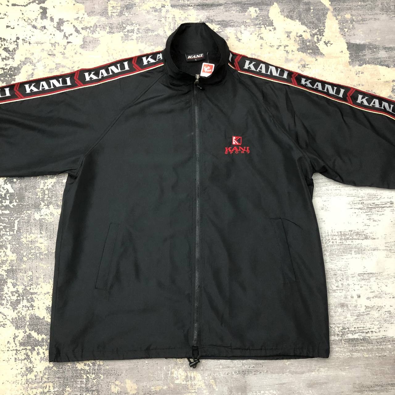 Karl Kani Y438 VTG 90s KARL KANI SPORT WINDBREAKER JACKET Size US L / EU 52-54 / 3 - 4 Thumbnail