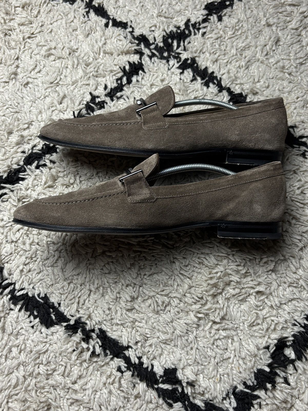 Tod's Tod’s Suede Loafers Vintage Double T Mocassino Leather Size US 8 / EU 41 - 6 Thumbnail