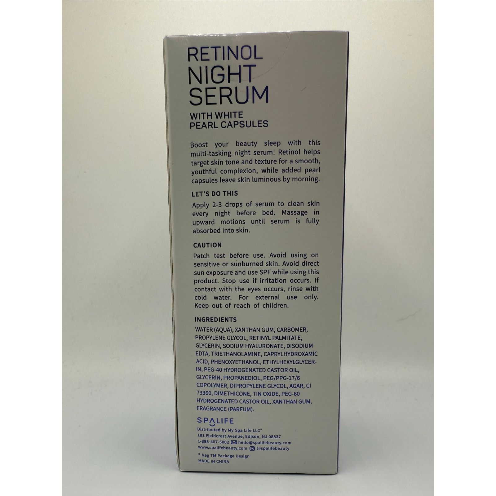 Other SEALED Spa Life Retinol Night Serum w/White Pearl Capsules Size ONE SIZE - 5 Thumbnail