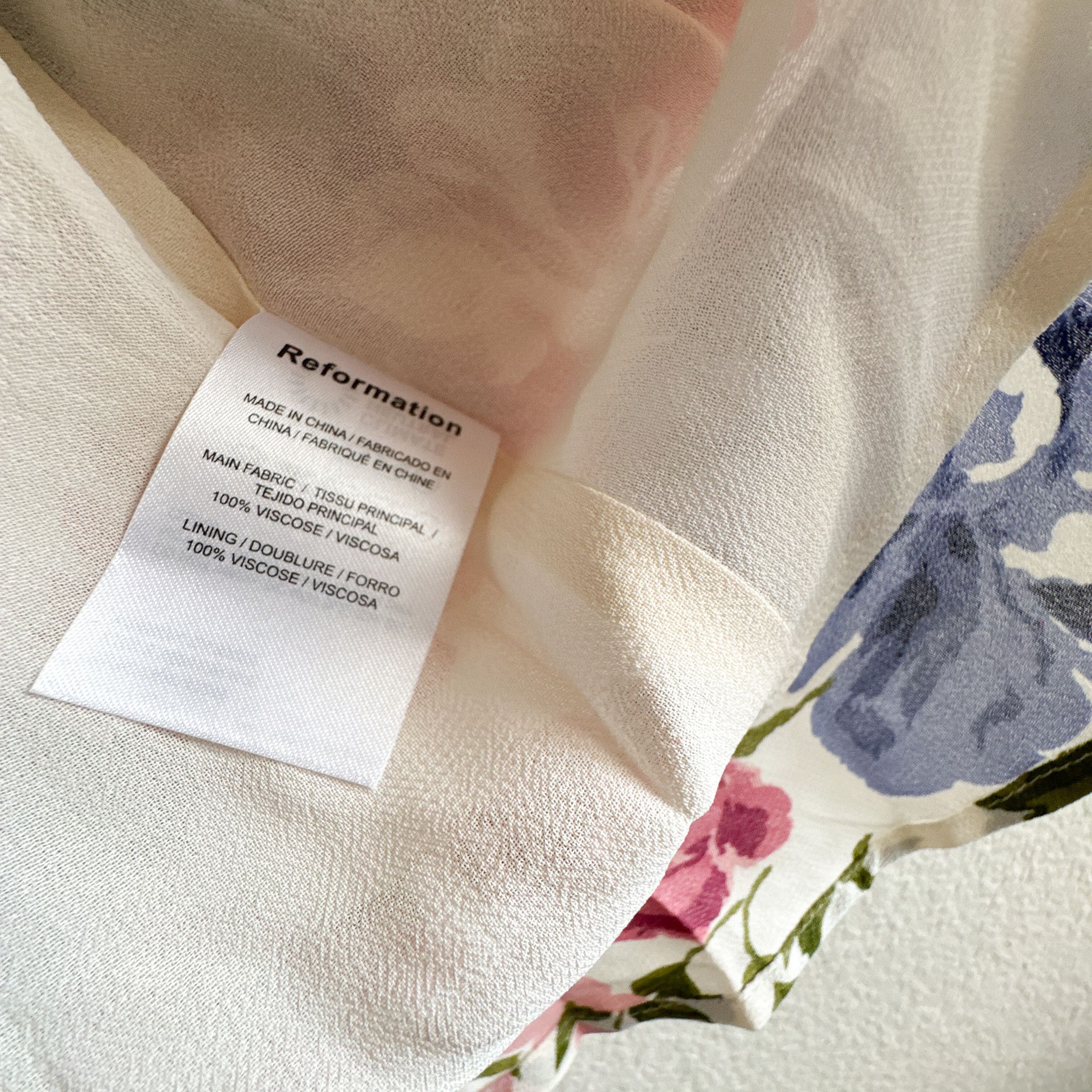 Reformation Reformation New Riya Floral Halter Cutout Midi Dress Donna Size L / US 10 / IT 46 - 8 Thumbnail