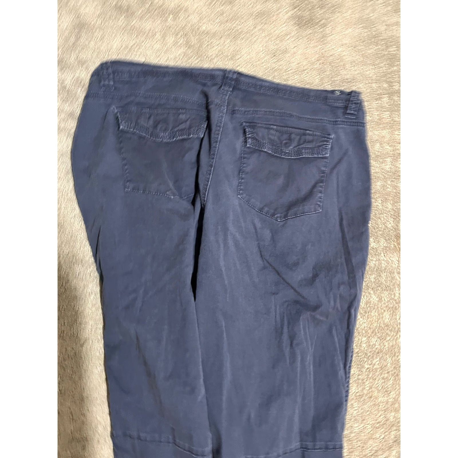 Vintage Supplies Capri Pants, Women's Regular Size 14, Navy Blue, Straight Leg, Pockets, Casual Size 36" / US 14 / IT 50 - 4 Thumbnail
