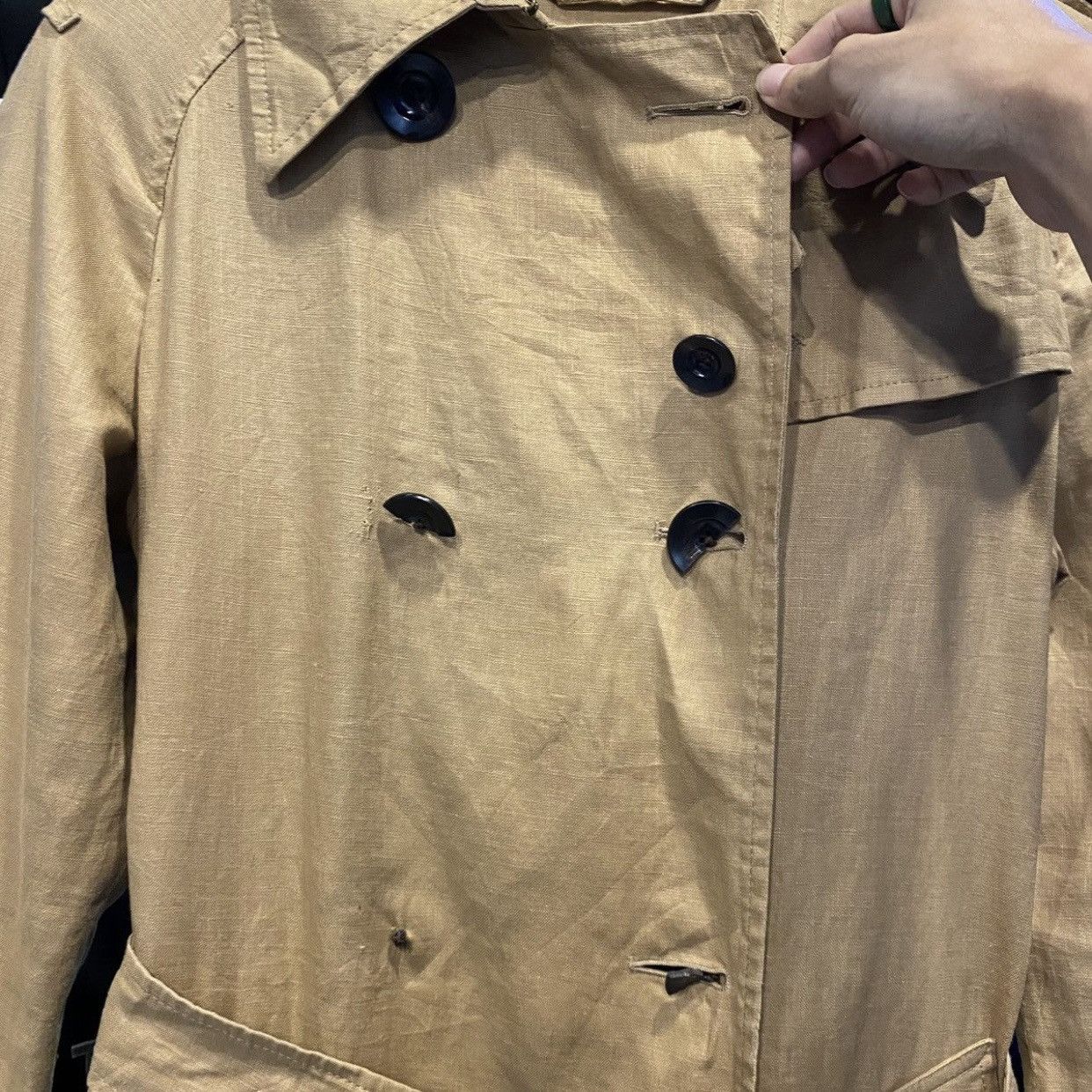 Mackintosh Mackintosh rain mustard brown mac coat trench Size US S / EU 44-46 / 1 - 7 Thumbnail