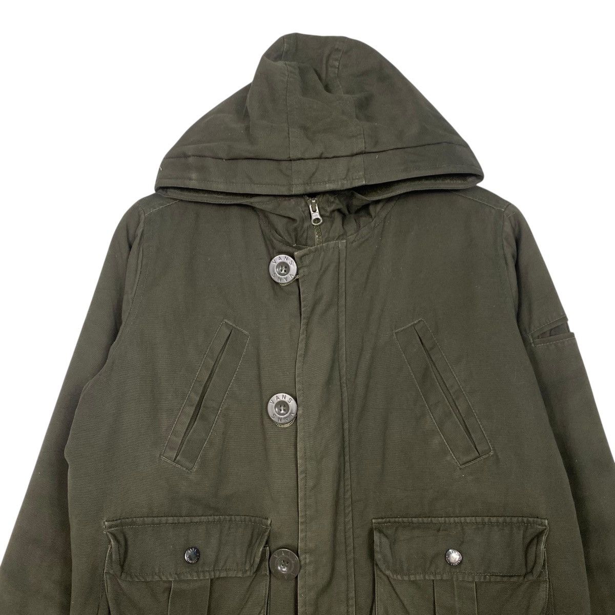 Japanese Brand Vans hoodie jacket Size L / US 10 / IT 46 - 2 Thumbnail