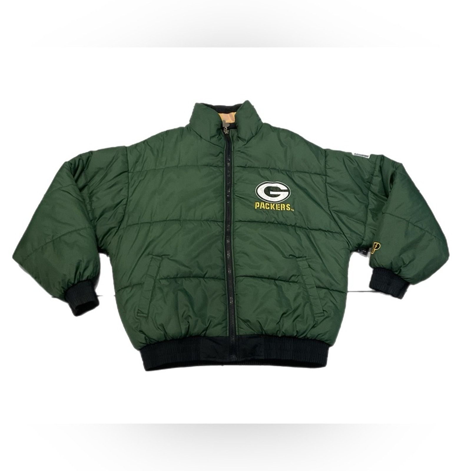 Pro Player Green Bay Packers Reversible Puffer Jacket Size US L / EU 52-54 / 3 - 1 Thumbnail