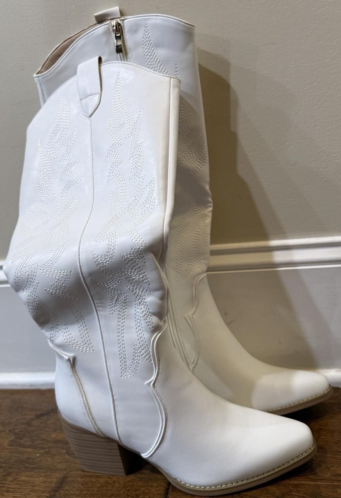 Other DREAM PAIRS Dallas Embroidered Western Cowboy Knee High Boot Size US 7.5 / IT 37.5 - 2 Thumbnail