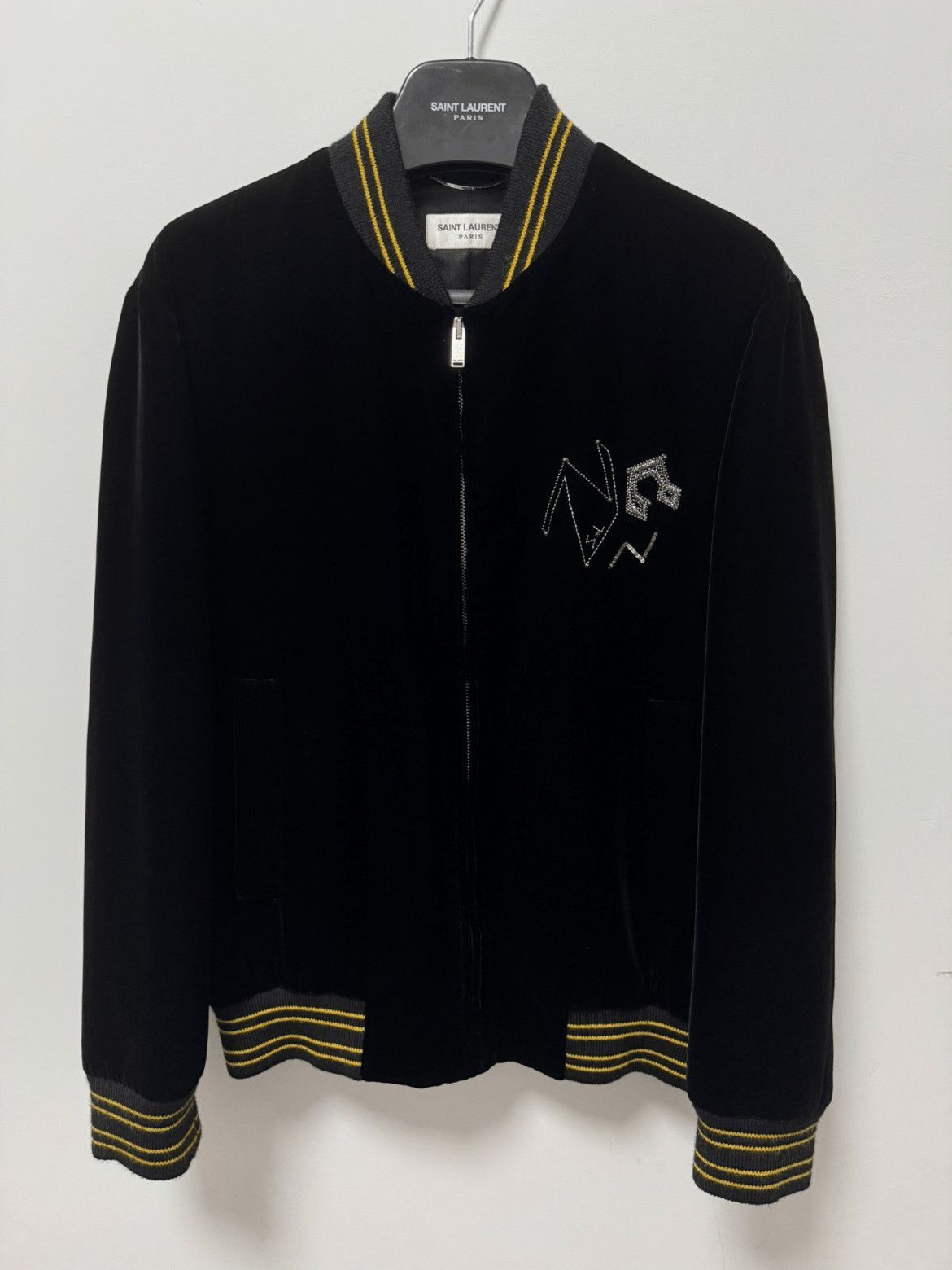 Saint Laurent Paris Sz 46 Saint Laurent Paris 19AW Velvet Stitch Teddy Jacket-2 Size US S / EU 44-46 / 1 - 1 Thumbnail