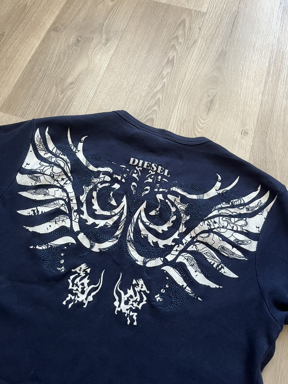 Diesel × Vintage Vintage Y2K Diesel Tee Size US M / EU 48-50 / 2 - 2 Thumbnail