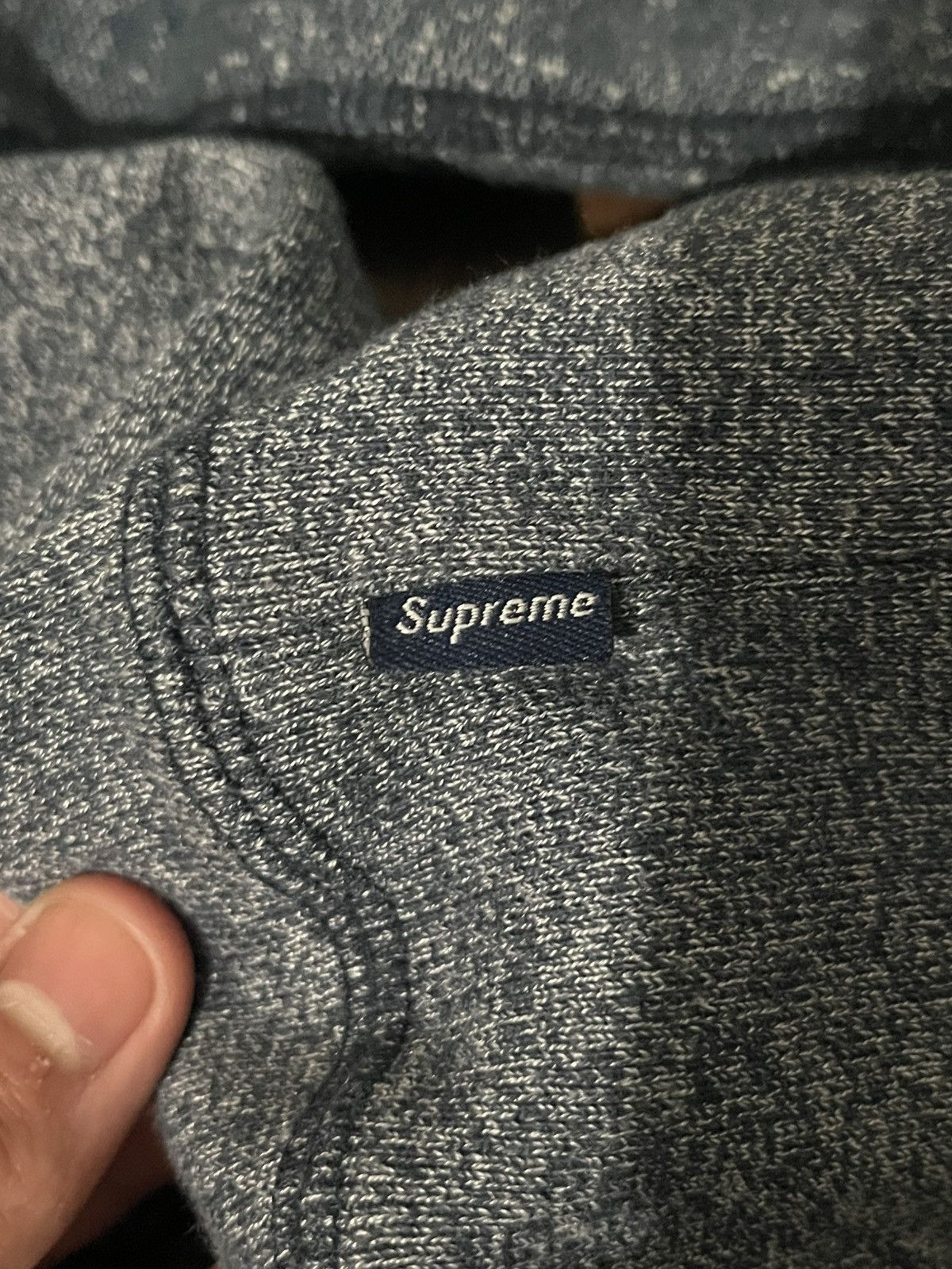 Supreme Dark blue Supreme Spellout Hoodie Size US M / EU 48-50 / 2 - 6 Thumbnail