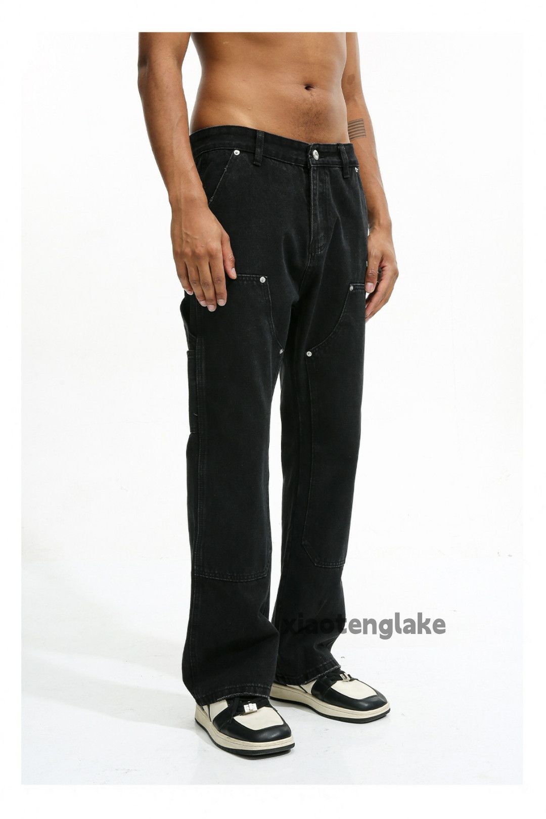 Designer × Japanese Brand × Vintage utility carpenter workwear skate hiphop cargo pants Size US 32 / EU 48 - 1 Thumbnail