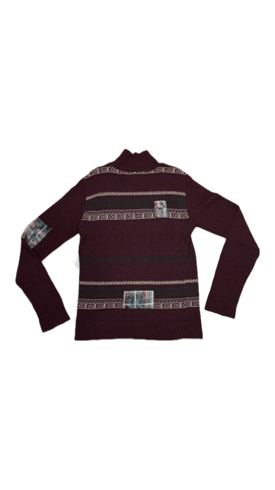 Raf Simons 2005 Raf Simons archive patched knit sweater Size US S / EU 44-46 / 1 - 2 Thumbnail