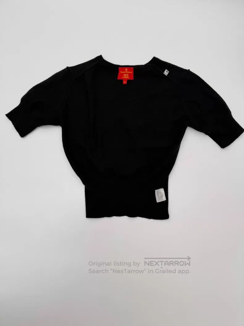 Vivienne Westwood Vivienne Westwood Black Saturn Embroidered Knit Short Slee Size M / US 6-8 / IT 42-44 - 5 Thumbnail