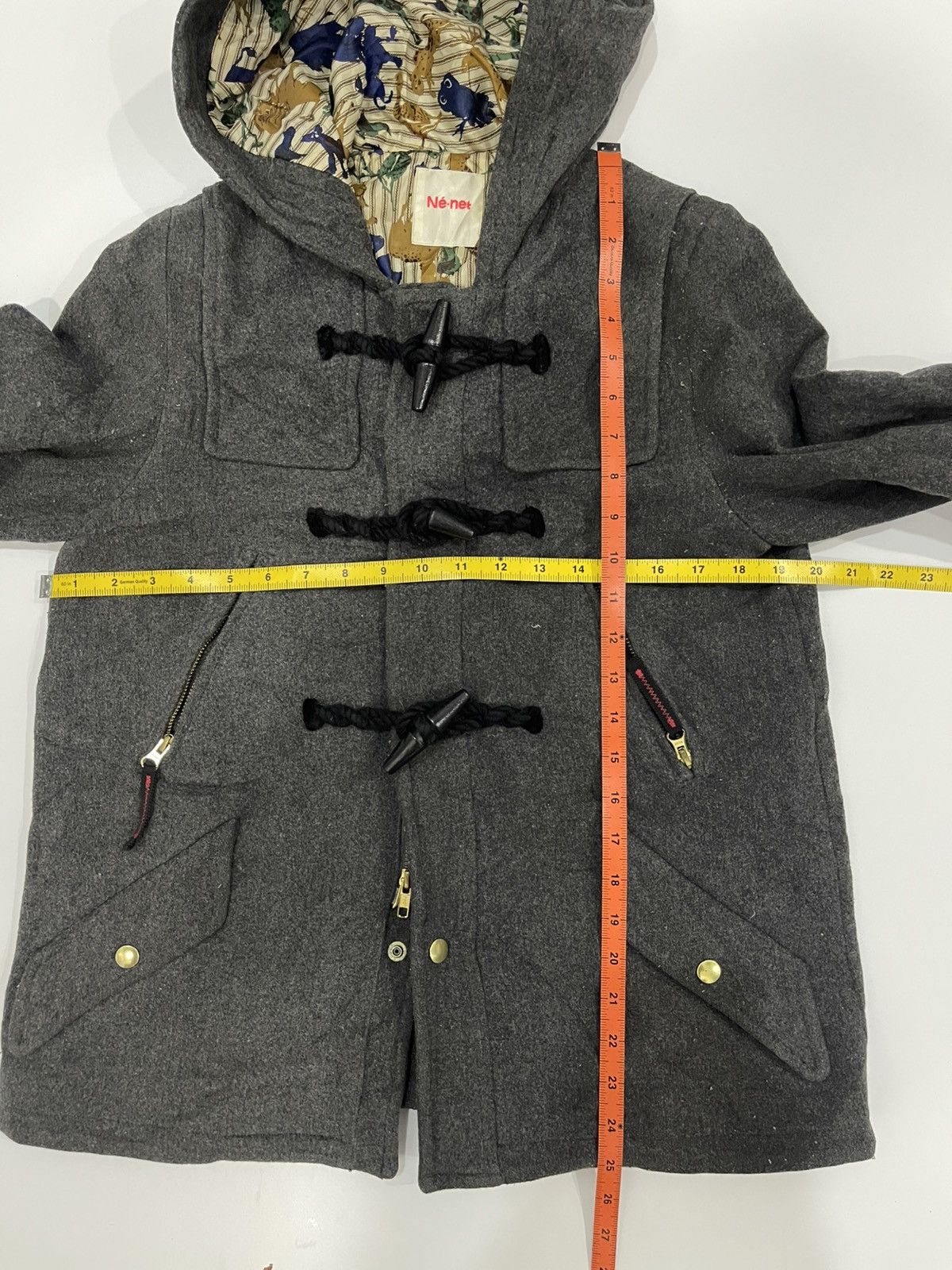 Issey Miyake Net-net issey miyake Wool Hoodie Duffle Coat Size US M / EU 48-50 / 2 - 8 Thumbnail