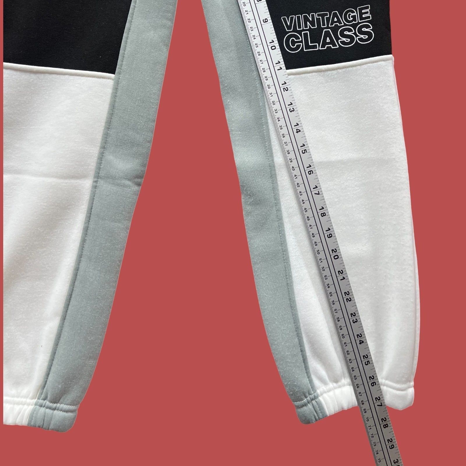 rue21 Rue 21 - Women's Color Block Sweatpants - Black/Gray/White - Size 26" / US 2 / IT 38 - 6 Thumbnail