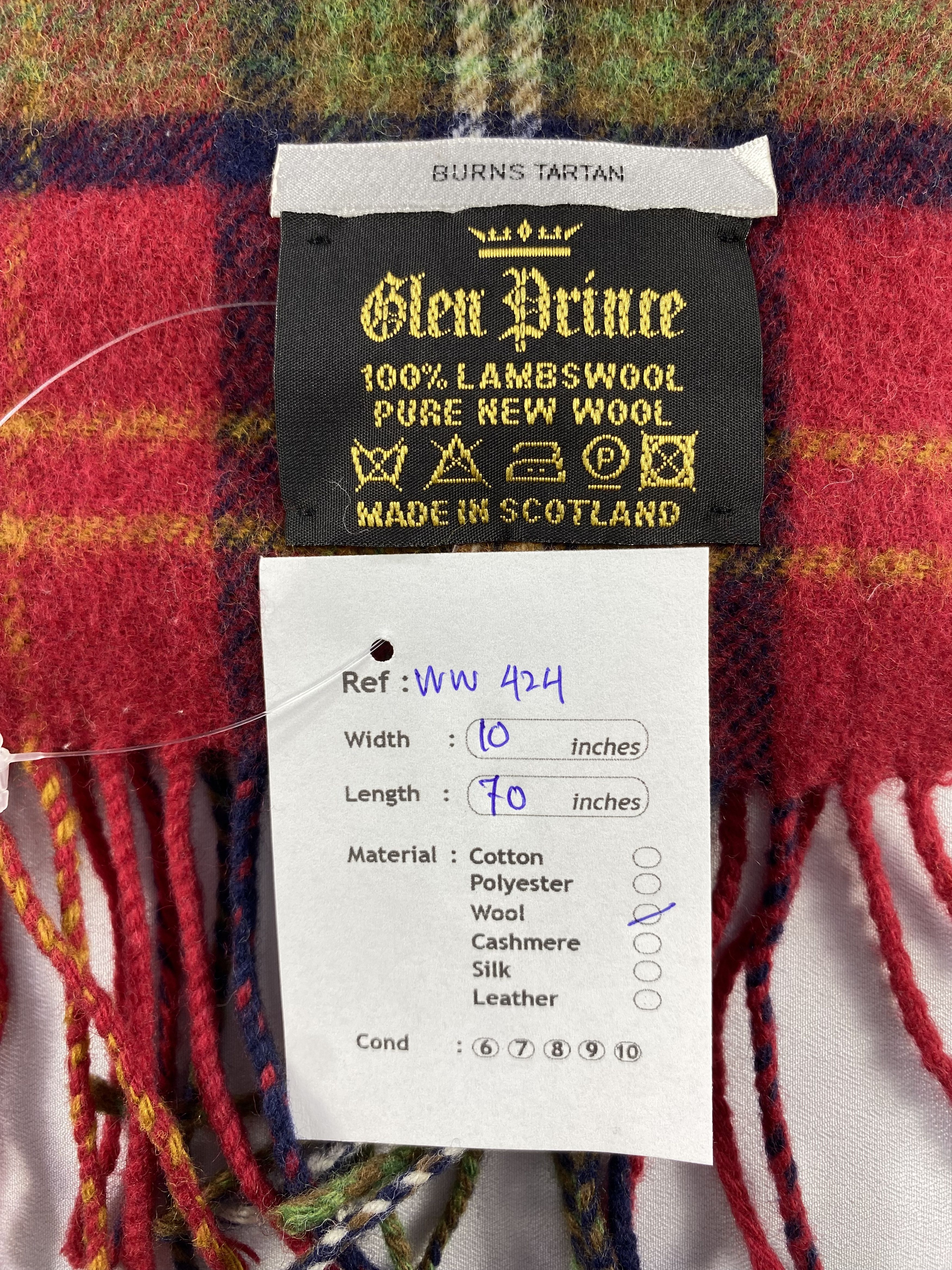 Vintage Glen Prince Scarf / Muffler / Neckwear - WW424 Size ONE SIZE - 5 Thumbnail