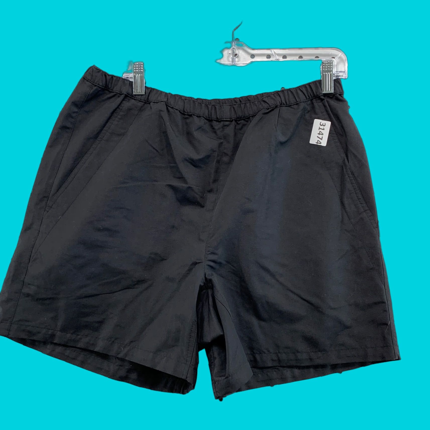 Eddie Bauer VINTAGE Eddie Bauer Active Shorts Mens Large Black Workout Run Hike 32x5.5 NWT Size US 33 - 1 Thumbnail