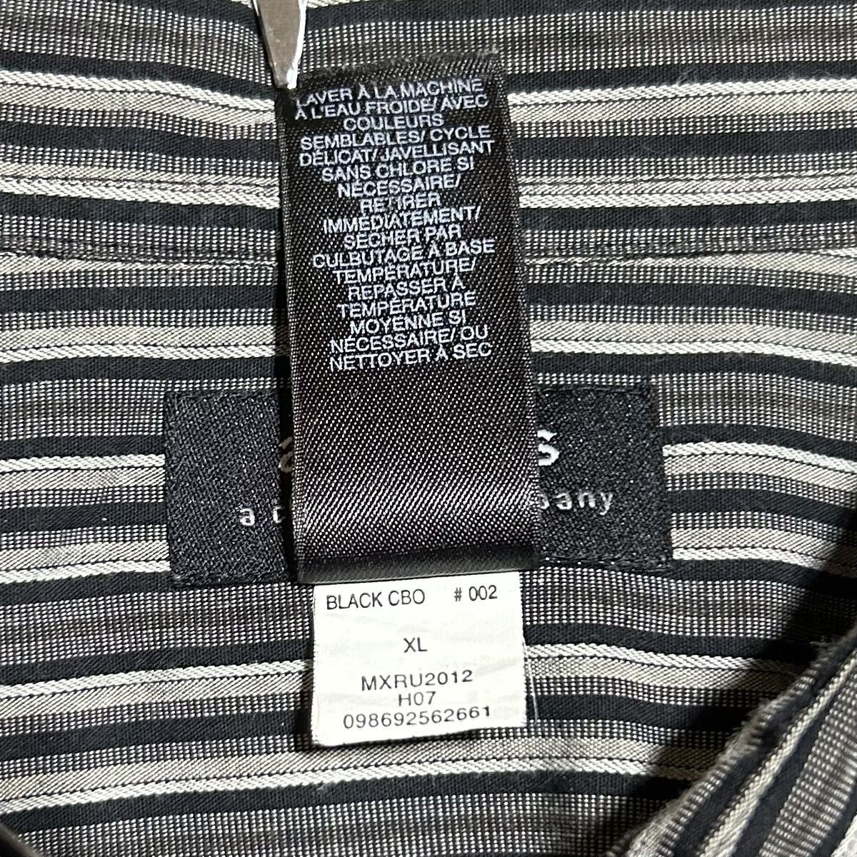 Other Axcess Claiborne Button Down Dress Shirt Striped Black XL Size US XL / EU 56 / 4 - 10 Thumbnail
